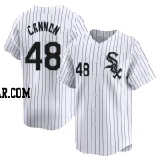 Jonathan Cannon Men's Chicago White Sox White Limited Home Jersey