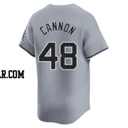 Jonathan Cannon Youth Chicago White Sox Gray Limited Road Jersey