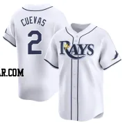 Jonathan Cuevas Youth Tampa Bay Rays White Limited Home Jersey