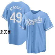 Jonathan Heasley Youth Kansas City Royals Light Blue Replica 2022 Alternate Jersey