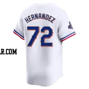 Jonathan Hernandez Men's Texas Rangers Gold Limited White 2024 Collection Jersey