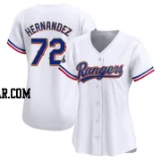 Jonathan Hernandez Women's Texas Rangers Gold Limited White 2024 Collection Jersey