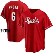 Jonathan India Men's Cincinnati Reds Red Replica Alternate Jersey