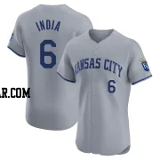 Jonathan India Men's Kansas City Royals Gray Elite Road Jersey