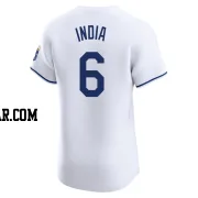 Jonathan India Men's Kansas City Royals White Elite Home Jersey