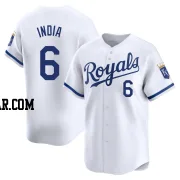 Jonathan India Men's Kansas City Royals White Limited Home Jersey