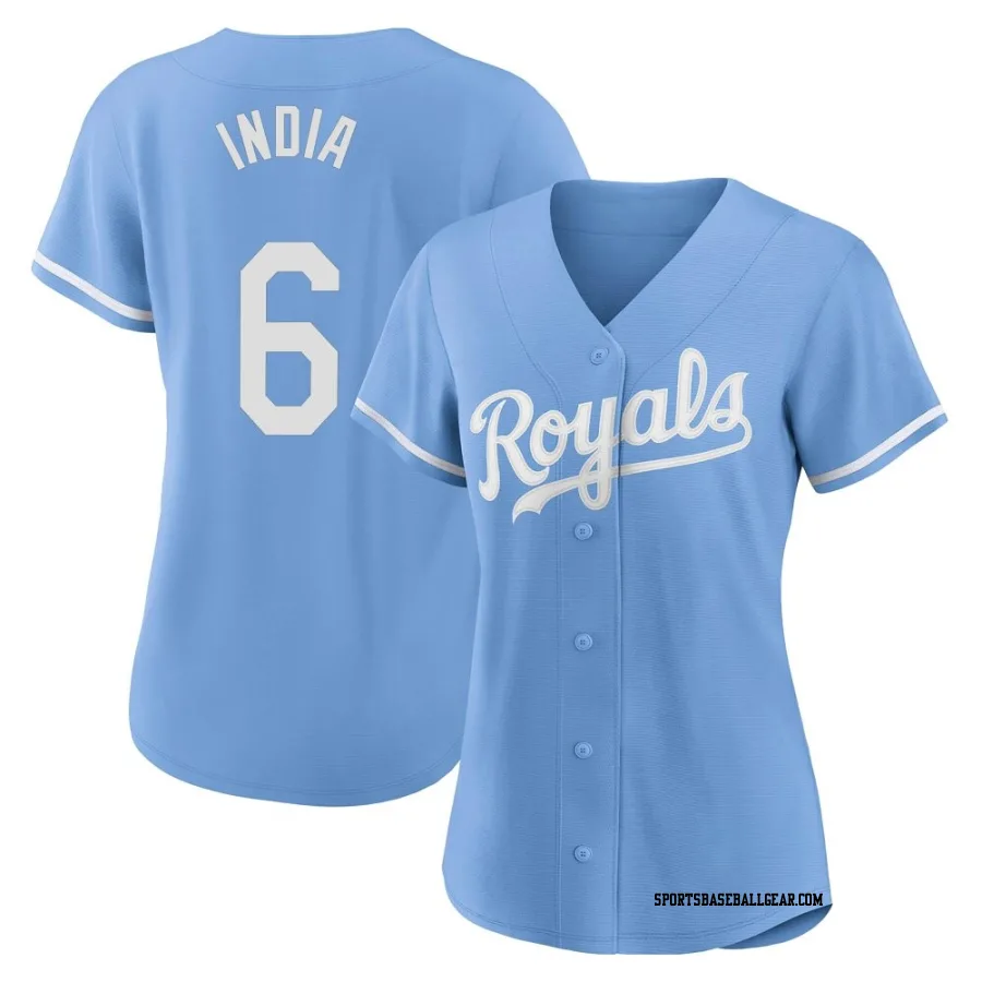 Jonathan India Women's Kansas City Royals Light Blue Authentic 2022 Alternate Jersey