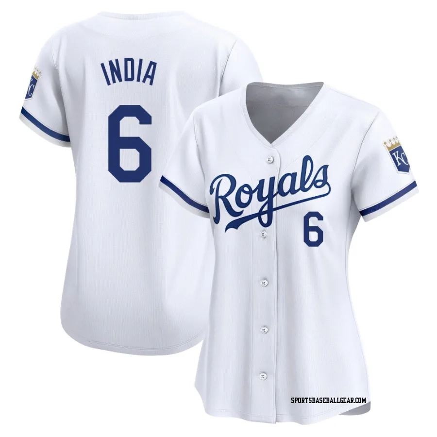 Jonathan India Women's Kansas City Royals White Limited Home Jersey