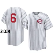 Jonathan India Youth Cincinnati Reds White Replica 2022 Field Of Dreams Jersey