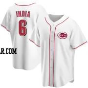 Jonathan India Youth Cincinnati Reds White Replica Home Jersey