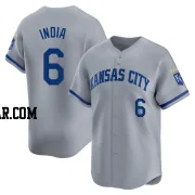 Jonathan India Youth Kansas City Royals Gray Limited Away Jersey