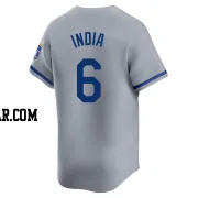 Jonathan India Youth Kansas City Royals Gray Limited Away Jersey