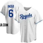 Jonathan India Youth Kansas City Royals White Replica Home Jersey