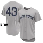 Jonathan Loaisiga Men's New York Yankees Gray Authentic 2021 Field of Dreams Jersey