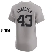 Jonathan Loaisiga Men's New York Yankees Gray Elite Road Jersey