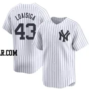 Jonathan Loaisiga Youth New York Yankees White Limited Yankee Home Jersey