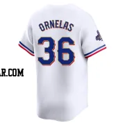 Jonathan Ornelas Men's Texas Rangers Gold Limited White 2024 Collection Jersey