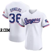 Jonathan Ornelas Men's Texas Rangers White Elite Home Jersey