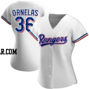 Jonathan Ornelas Women's Texas Rangers White Authentic Home Jersey