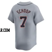 Jonathan Schoop Men's Detroit Tigers Gray Limited Road Jersey