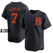 Jonathan Schoop Men's Detroit Tigers Navy Limited Alternate Jersey