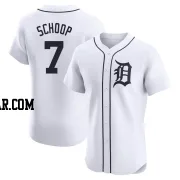 Jonathan Schoop Men's Detroit Tigers White Elite Home Jersey