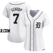 Jonathan Schoop Women's Detroit Tigers White Limited Home Jersey