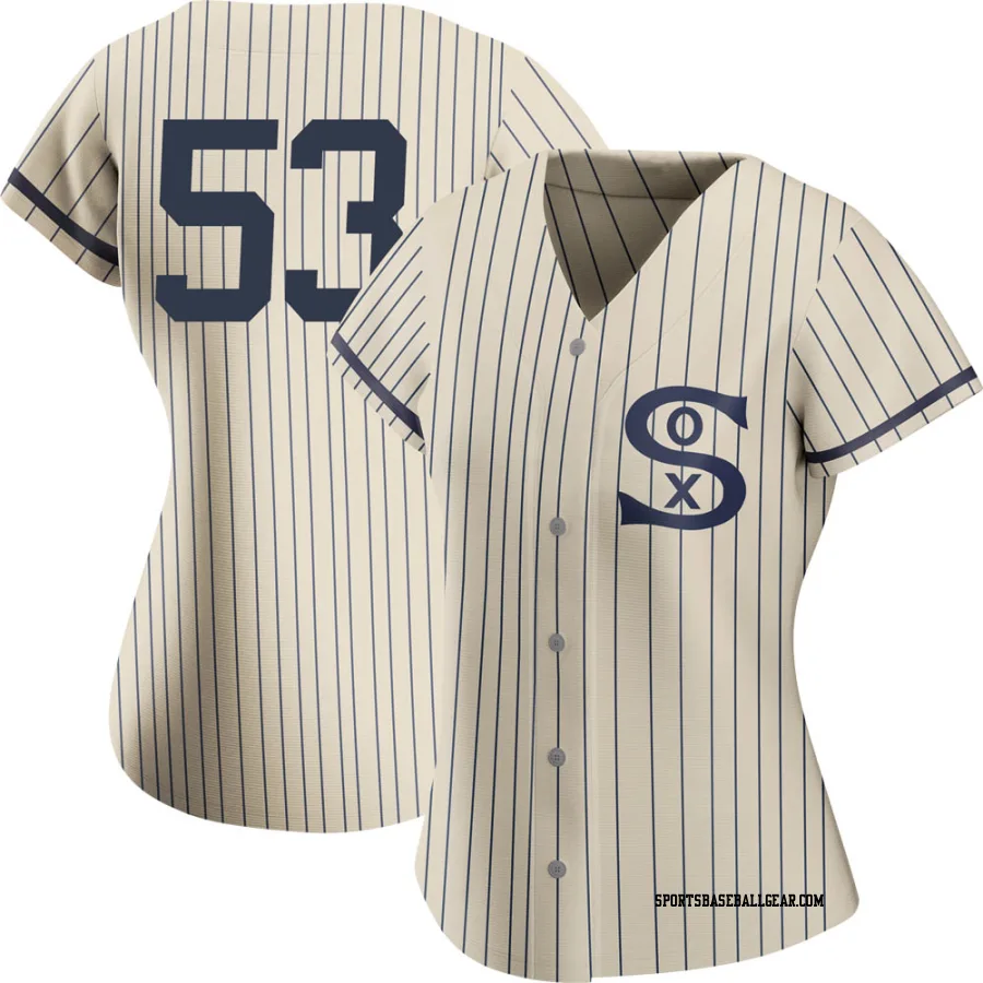 Jonathan Stiever Women's Chicago White Sox Cream Authentic 2021 Field of Dreams Jersey