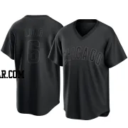 Jonathon Long Men's Chicago Cubs Black Replica Pitch Fashion Jersey