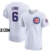 Jonathon Long Men's Chicago Cubs White Elite Home Jersey