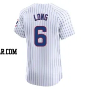 Jonathon Long Men's Chicago Cubs White Elite Home Jersey