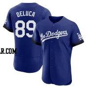 Jonny DeLuca Men's Los Angeles Dodgers Royal Authentic 2021 City Connect Jersey