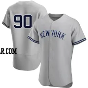 Jorbit Vivas Men's New York Yankees Gray Authentic Road Jersey