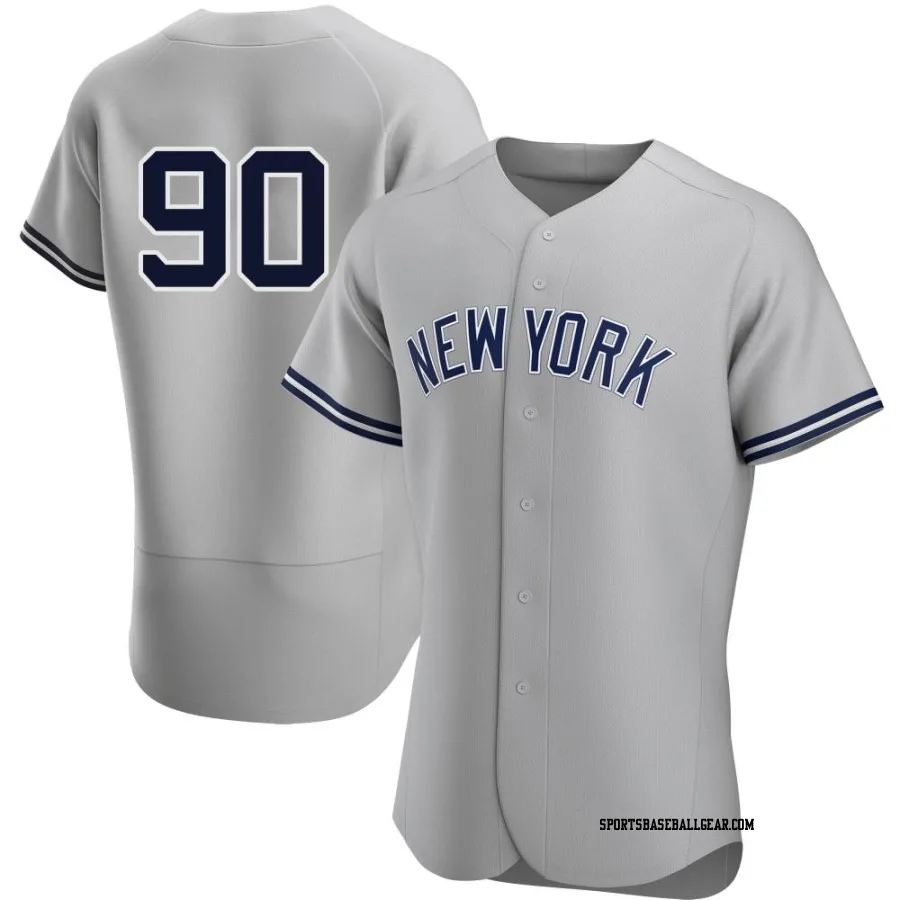 Jorbit Vivas Men's New York Yankees Gray Authentic Road Jersey