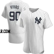 Jorbit Vivas Men's New York Yankees White Authentic Home Jersey