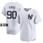 Jorbit Vivas Men's New York Yankees White Limited Yankee Home Jersey