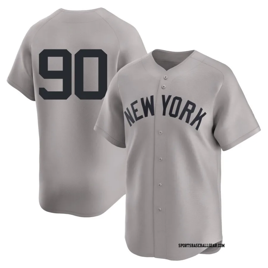 Jorbit Vivas Youth New York Yankees Gray Limited Away 2nd Jersey