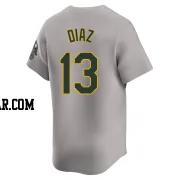 Jordan Diaz Youth Oakland Athletics Gray Limited Away Jersey