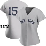 Jordan Groshans Women's New York Yankees Gray Authentic 2021 Field of Dreams Jersey