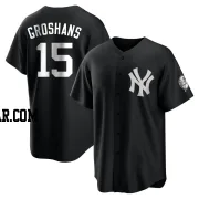 Jordan Groshans Youth New York Yankees Black/White Replica Jersey