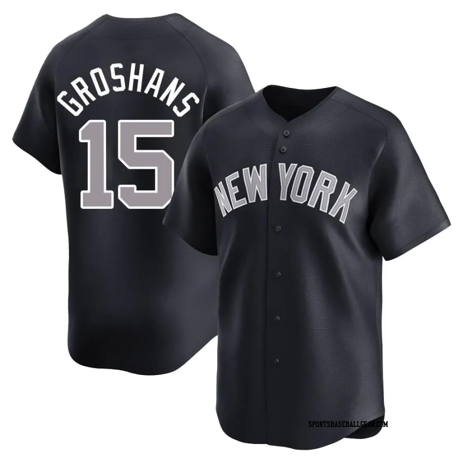 Jordan Groshans Youth New York Yankees Navy Limited Alternate Jersey