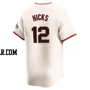 Jordan Hicks Men's San Francisco Giants Cream Elite Home Jersey