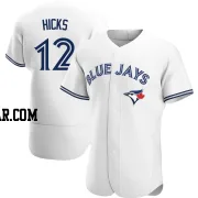 Jordan Hicks Men's Toronto Blue Jays White Authentic Home Jersey