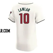 Jordan Lawlar Men's Arizona Diamondbacks Cream Elite Home Jersey