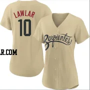 Jordan Lawlar Women's Arizona Diamondbacks Gold Authentic 2021 City Connect Cool Base Jersey