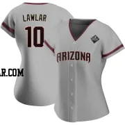 Jordan Lawlar Women's Arizona Diamondbacks Gray Authentic Road 2023 World Series Jersey