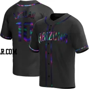 Jordan Lawlar Youth Arizona Diamondbacks Black Holographic Replica Alternate Jersey