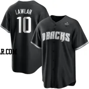 Jordan Lawlar Youth Arizona Diamondbacks White Replica Black 2023 World Series Jersey