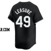 Jordan Leasure Men's Chicago White Sox Black Limited Alternate Jersey