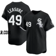 Jordan Leasure Youth Chicago White Sox Black Limited Alternate Jersey